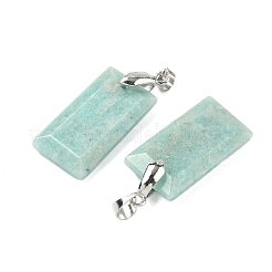 Natural Amazonite Faceted Pendants&nbsp;G-L623-03P-04