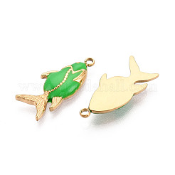 304 Stainless Steel Enamel Pendants&nbsp;STAS-T068-08C