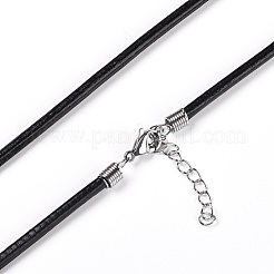 Leather Cord Necklace Making&nbsp;WL-I002-B-01