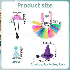 Birthday Hat Paper Cake Insert Card Decoration&nbsp;DIY-FH0010-01