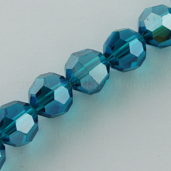 Electroplate Glass Bead Strands&nbsp;EGLA-R015-6mm-21
