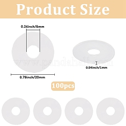 100Pcs PVC Doll Eye Gasket&nbsp;DIY-CP0013-13