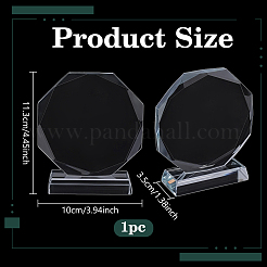 K9 Crystal Glass Medals&nbsp;AJEW-WH0643-036B