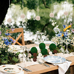 23Pcs Rattan Ball Decorations&nbsp;DJEW-NB0001-50