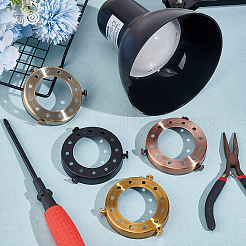 4Pcs 4 Colors Iron Lamp Shade Retaining Ring&nbsp;FIND-FG0002-64