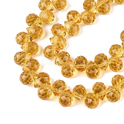 Transparent Glass Beads Strands&nbsp;GLAA-Q116-01A-B07