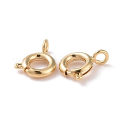 Eco-friendly Brass Spring Ring Clasps&nbsp;KK-D082-01C-G