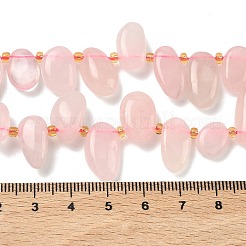 Natural Rose Quartz Beads Strands&nbsp;G-P604-A21-01