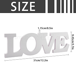 MDF Board Letters for Wedding&nbsp;DJEW-WH0007-45