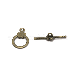 Zinc Alloy Toggle Clasps&nbsp;PALLOY-WH0001-15