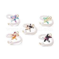 Synthetic Turquoise Cuff Rings&nbsp;RJEW-JR00903