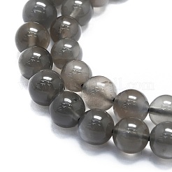 Natural Grey Moonstone Beads Strands&nbsp;G-K245-A05-02