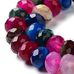 Natural Banded Agate/Striped Agate Beads Strands&nbsp;G-E605-A01-01A