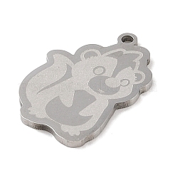 Non-Tarnish 201 Stainless Steel Pendants&nbsp;STAS-C095-10P
