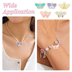 25Pcs 5 Styles Alloy Enamel Pendants&nbsp;ENAM-TA0002-62