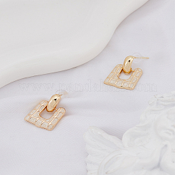 1 Pair Alloy Enamel Dangle Stud Earrings&nbsp;EJEW-LP0001-77A