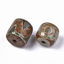 Tibetan Style dZi Beads&nbsp;TDZI-N001-014B