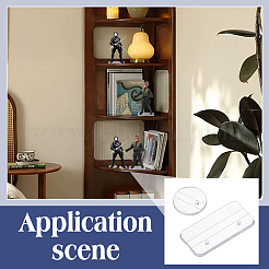 40Pcs 2 Styles Acrylic Action Figure Display Pedestals&nbsp;ODIS-FG0002-09