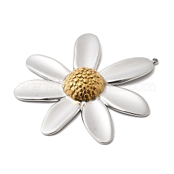 Two Tone 304 Stainless Steel Big Pendants&nbsp;STAS-B120-01GP-02