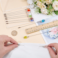 10Pcs Brass Brooches&nbsp;JEWB-CP00005