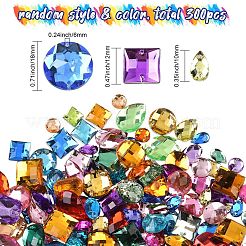 Acrylic Sew on Rhinestone&nbsp;DIY-SC0032-50A