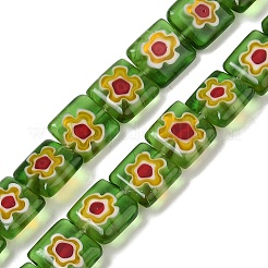 Handmade Millefiori Lampwork Beads&nbsp;LAMP-G166-13B