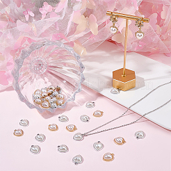 40Pcs 2 Colors Rack Plating Alloy Pendants&nbsp;FIND-SC0023-05