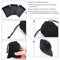 30Pcs Rectangle Velvet Pouches&nbsp;TP-PH0001-09