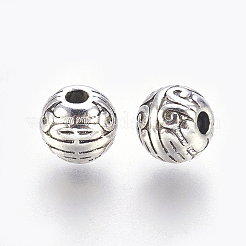 Tibetan Style Alloy Beads&nbsp;TIBEB-Q033-AS-FF
