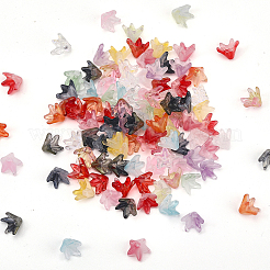150Pcs 15 Colors Handmade Lampwork Bead Caps&nbsp;LAMP-PA0001-22
