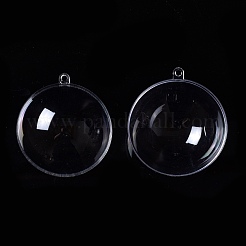 Openable Transparent Plastic Pendants&nbsp;LS-CON-K007-06G