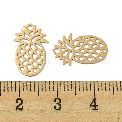 Brass Etched Metal Embellishments Pendants&nbsp;KKC-D001-05KCG