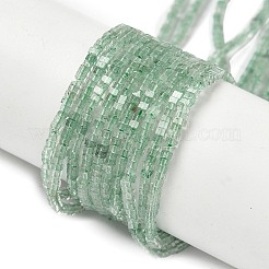 Natural Green Strawberry Quartz Beads Strands&nbsp;G-G271-G04-1x1.5mm
