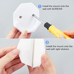 8Pcs ABS Hook Hanger&nbsp;HJEW-OC0001-04