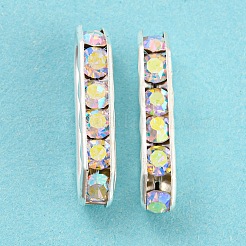 Brass Rhinestone Multi-Strand Links&nbsp;RB-F035-08S