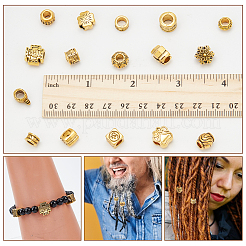 96Pcs 16 Styles Tibetan Style European Beads&nbsp;DIY-NB0012-43B
