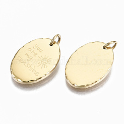 304 Stainless Steel Pendants&nbsp;STAS-S116-022G