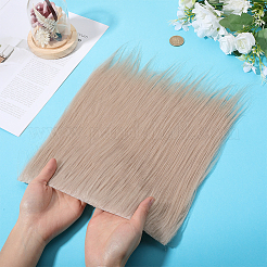 Faux Fur Squares Fabric&nbsp;BJEW-WH0515-11C