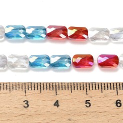 Electroplate Glass Beads Strands&nbsp;EGLA-P068-01A-04