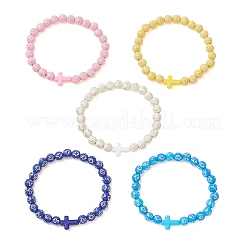 Acrylic Beaded Stretch Bracelets for Women Men&nbsp;BJEW-JB13400