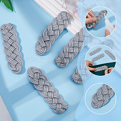 8Pcs Polyester Braided Cord Epaulettes&nbsp;AJEW-FH0009-14B