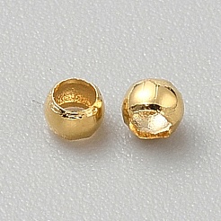 Brass Crimp Beads&nbsp;KK-WH0056-83A-G01