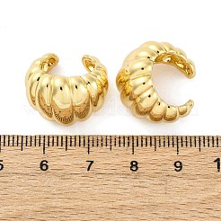 Brass Cuff Earrings&nbsp;EJEW-H158-22G