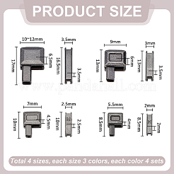 48Pcs 12 Styles Clothing Accessories&nbsp;FIND-PH0028-52