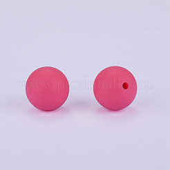 Round Silicone Focal Beads&nbsp;SI-JX0046A-07