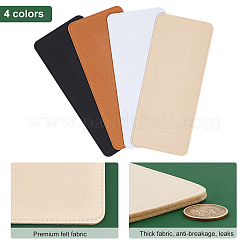 4Pcs 4 Colors Rectangle Felt Bag Bottom&nbsp;FIND-PH0005-80