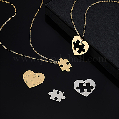 8 Sets 2 Colors Ion Plating(IP) 304 Stainless Steel Split Pendants&nbsp;STAS-UN0055-50