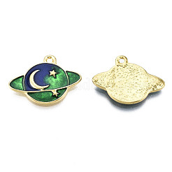 Alloy Enamel Pendants&nbsp;X-PALLOY-T075-70G-RS