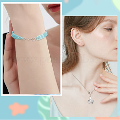 8Pcs 925 Sterling Silver Double Spring Ring Clasps&nbsp;STER-BBC0007-52