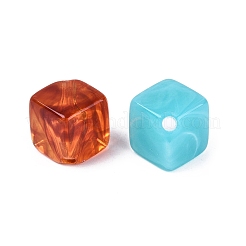 Tow Tone Opaque Acrylic Beads&nbsp;OACR-N161-03